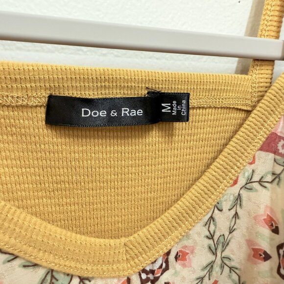 NWOT, Never Worn, DOE & RAE, Multi Color Design, Tank Top, Size M - Picture 2 of 6